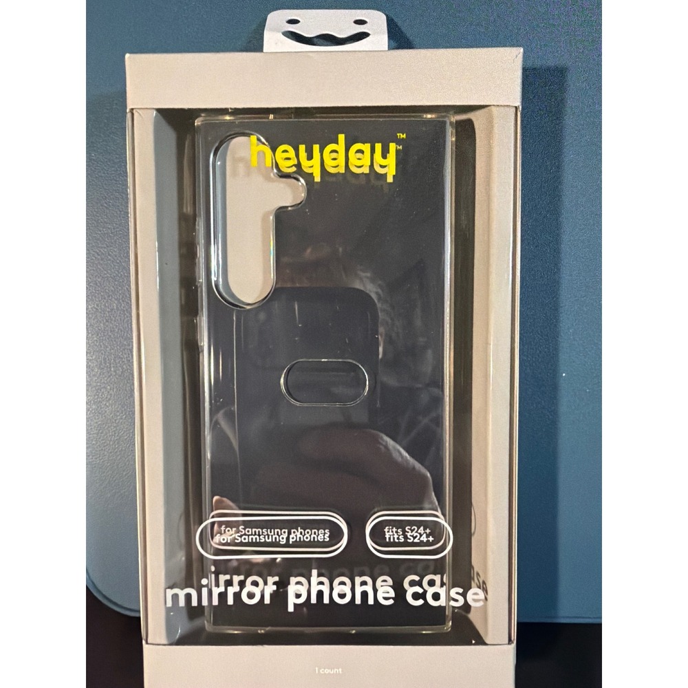 Mirror Phone Case for Samsung Galaxy S24+ Reflective Clear Bumper NEW